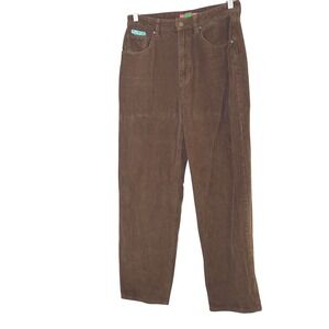 Empyre Corduroy Pants Women's Size 7 Brown Casual Trousers fall y2k skater basic